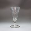 Y641C English ale glass, late 18th century