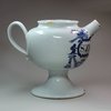 Y651 English Delft blue and white wet drug jar