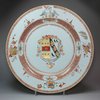 Y662 Iron-red and gold armorial plate, c.1724