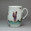 Y667 Worcester bell-shaped mug in the 'famille-rose' style