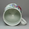 Y667 Worcester bell-shaped mug in the 'famille-rose' style