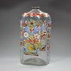 Y676 Bohemian glass flask, mid 18th century