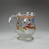 Y681 Bohemian glass baluster mug, mid 18th century