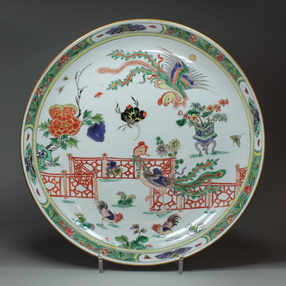 Y688 Famille verte dish, Kangxi (1662-1722)