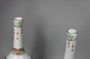 Y692 Pair of famille verte bottle vases, Kangxi (1662-1722)