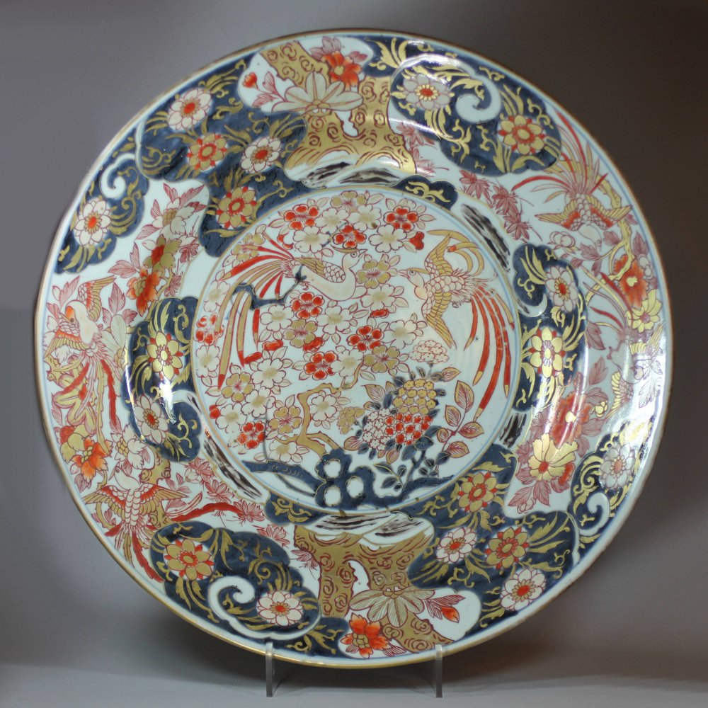 Y703 Japanese imari charger, c. 1680