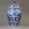 Y709 Blue and white jar and cover, Kangxi (1662-1722)