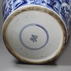 Y709 Blue and white jar and cover, Kangxi (1662-1722)