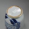 Y711 Rare English Delft blue and white pill jar, London