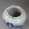 Y711 Rare English Delft blue and white pill jar, London