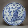 Y731 Blue and white dish, Kangxi (1662-1722)