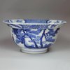 Y749 Blue and white bowl, Kangxi mark and period (1662-1722)