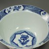 Y749 Blue and white bowl, Kangxi mark and period (1662-1722)