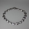 Y774 Georg Jensen silver 'Flat Tulip' necklace, 20th century