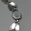 Y774 Georg Jensen silver 'Flat Tulip' necklace, 20th century