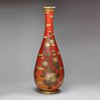 Y782 Thomas Webb Japonaise peach blow bottle vase