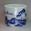 Y79 Blue and white bitong, Kangxi (1662-1722)