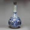 Y800 Safavid blue and white bottle vase, Ardabil circa 1670