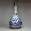 Y800 Safavid blue and white bottle vase, Ardabil circa 1670