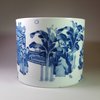 Y801 Large Chinese blue and white brush pot (bitong)