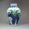 Y802 Wucai baluster vase, mid-17th century