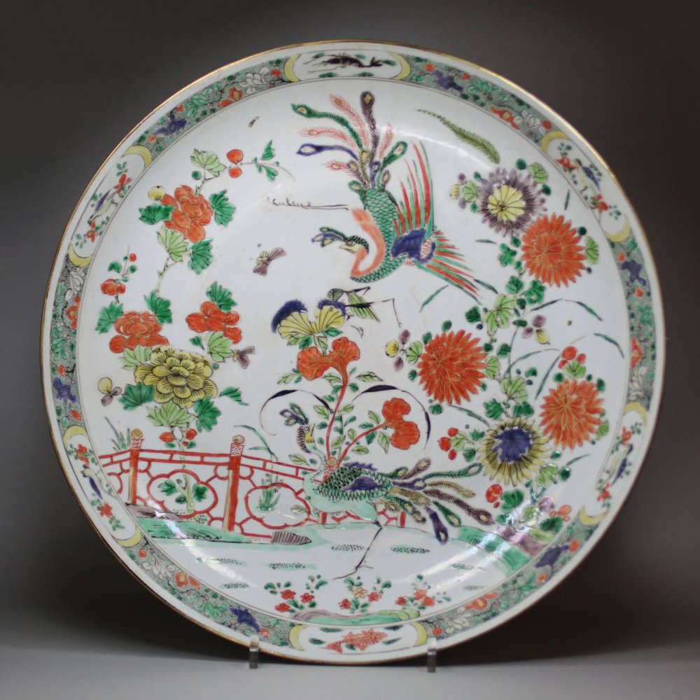 Y812 Famille verte dish, Kangxi (1662-1722)