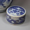 Y839 Blue and white 'Hatcher Cargo' ginger jar and drum-shaped cover