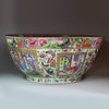 Y874 Large Chinese Canton famille rose punch bowl