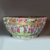 Y874 Large Chinese Canton famille rose punch bowl