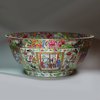 Y874 Large Chinese Canton famille rose punch bowl
