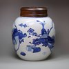 Y894 Blue and white ginger jar, Kangxi (1662-1722)