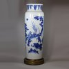 Y907 Large Chinese blue and white sleeve vase (rolwagen)