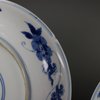Y925 Matched pair of Chinese blue and white dishes