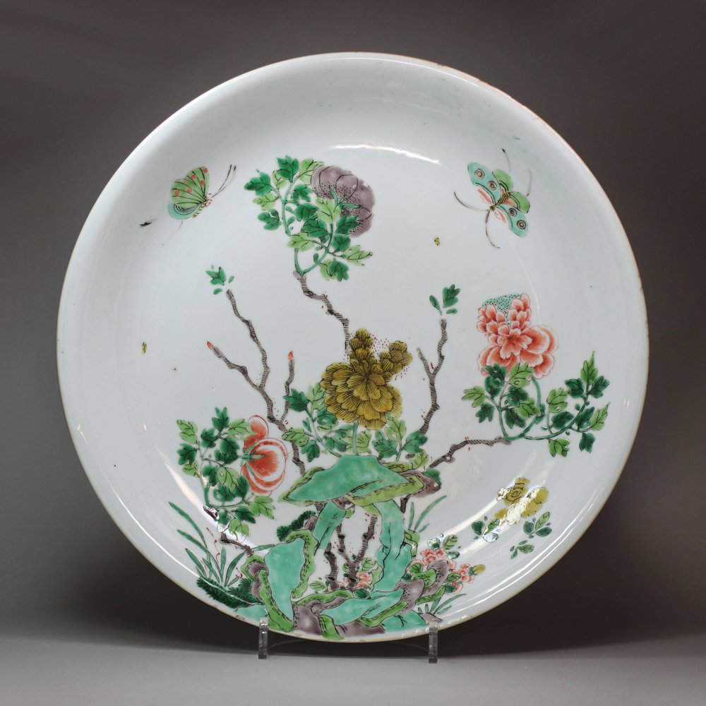 Y959 Famille verte dish, Kangxi (1662-1722)