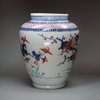 Y974 Small Japanese Kaiemon ovoid vase, c. 1700