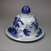 Y990 Blue and white 'hundred boys' baluster jar and cover