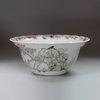 Y993 Grisaille 'European Subject' bowl, c. 1750