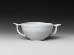 Figure 9: Ritual cup with ear handles, Chosǒn, 15thc., white porcelain, diameter: 11.4cm., Metropolitan Museum of Art [17.175.1]