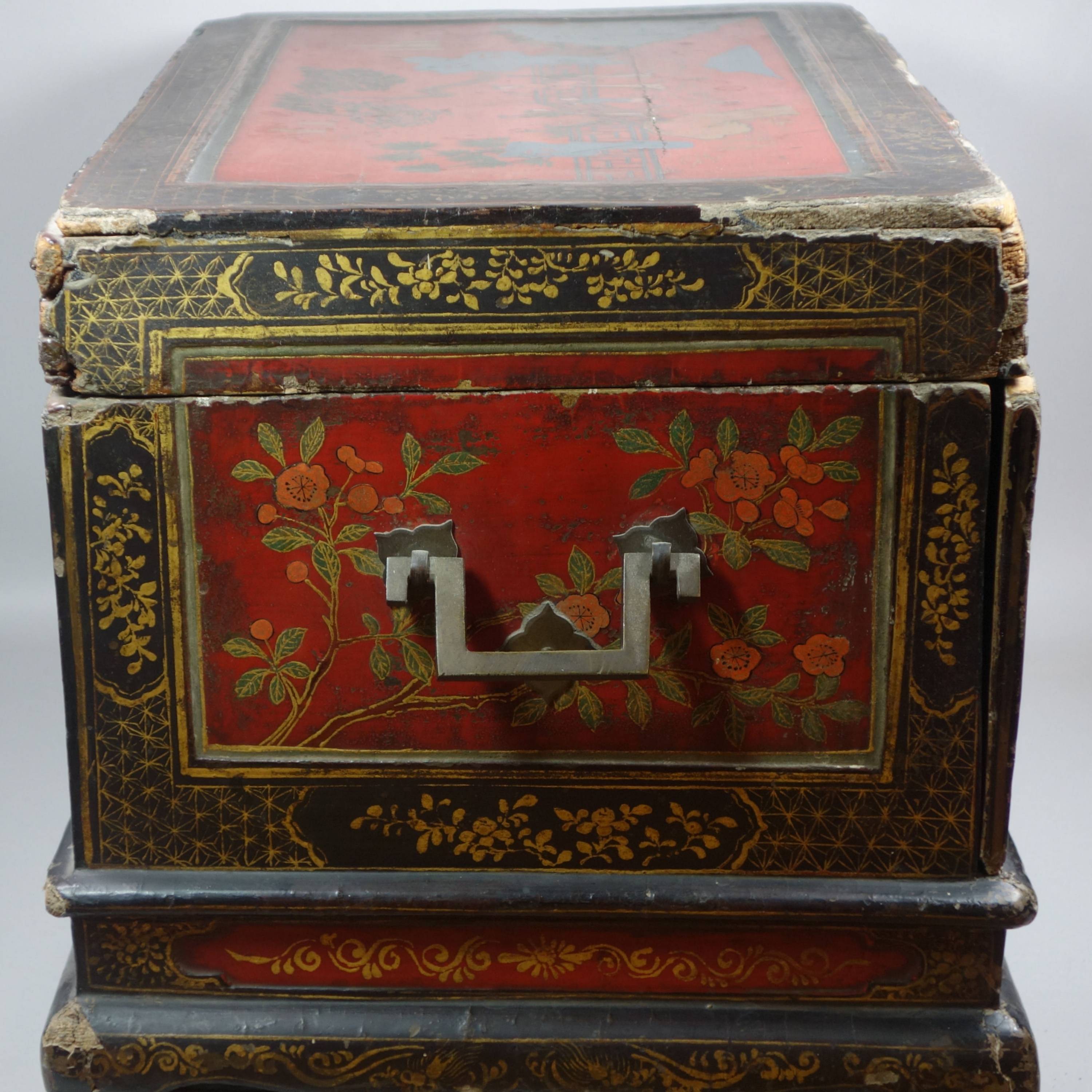 希少 Antique Wooden Object Kangxi