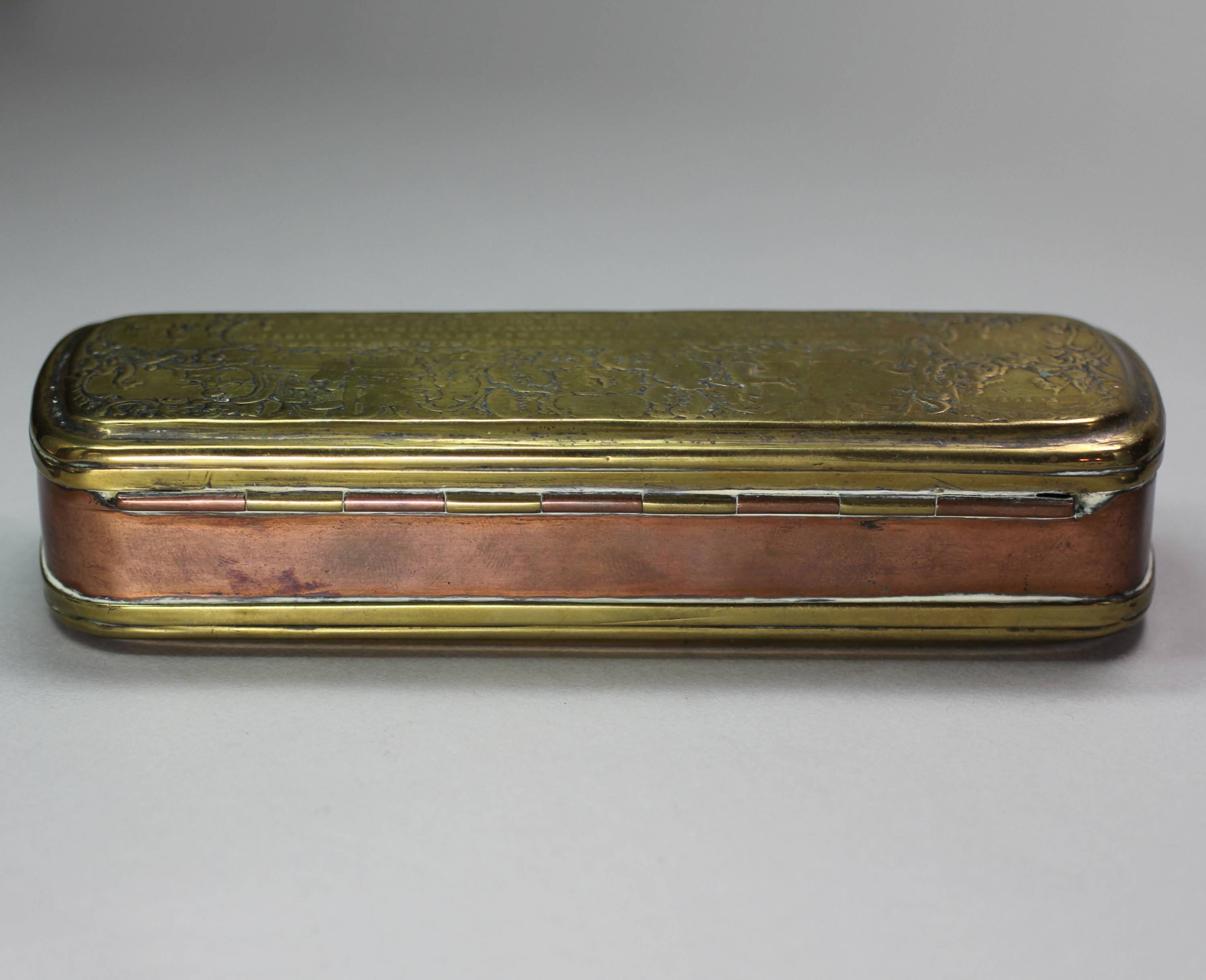 copper tobacco box Kangxi Lot - 18th century Dutch