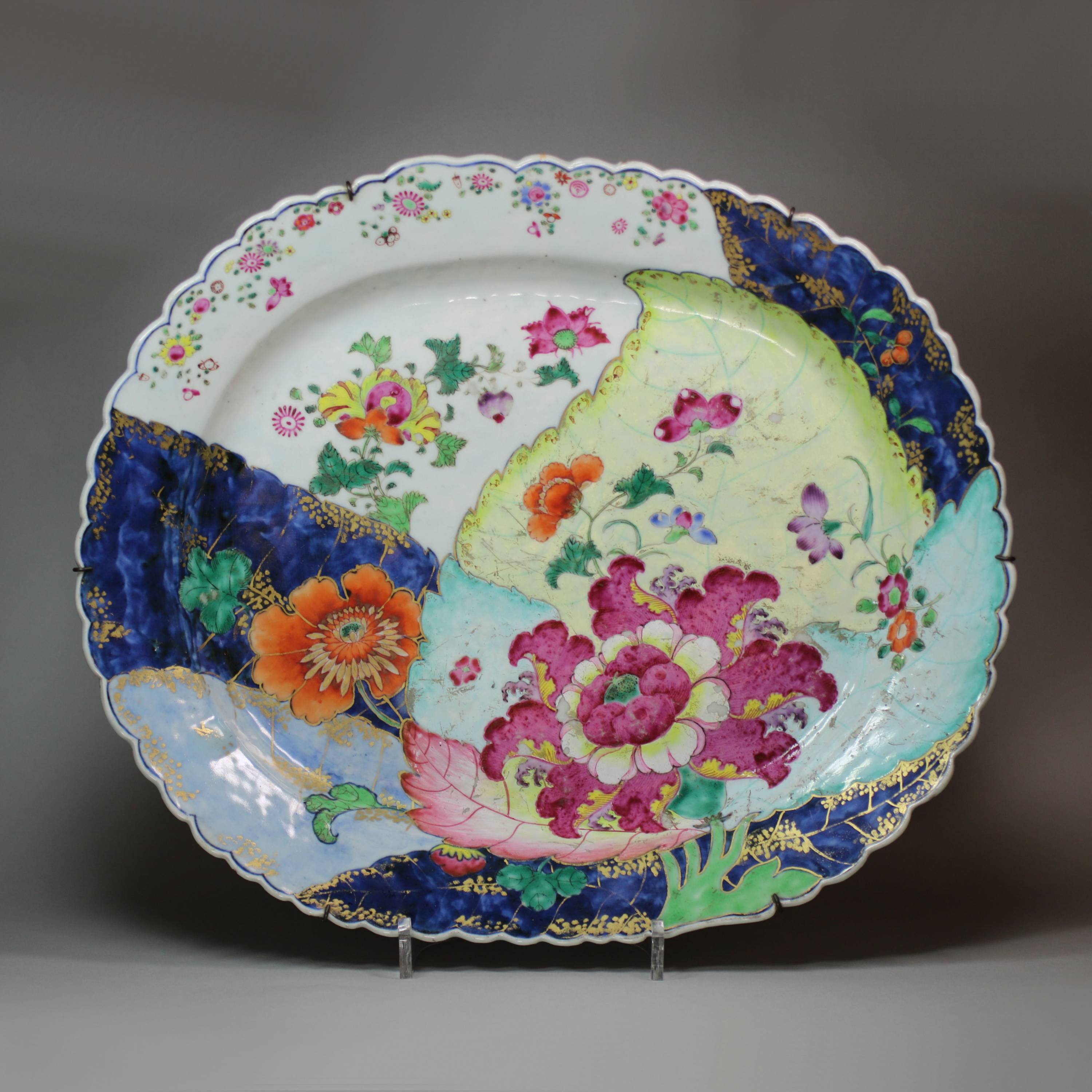 Thai Tobacco 皿 Antique Tea Set 1920's Moriyama Mori Machi handpainted 16 Pcs